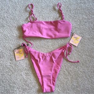 SKATIE Annie top and Vera bottom set in dahlia 💗